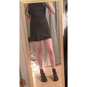 90s Plaid Mini Dress
